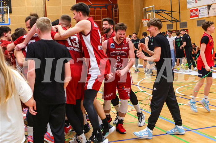 Basketball Zweite Liga 2023/24, Playoff, Finale Spiel 3 Mistelbach Mustangs vs. Union Deutsch Wagram


