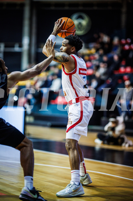 Basketball, Win2Day Superliga 2024/25, Grunddurchgang 20.Runde, BC Vienna, Kapfenberg Bulls, Zac Owens (2)