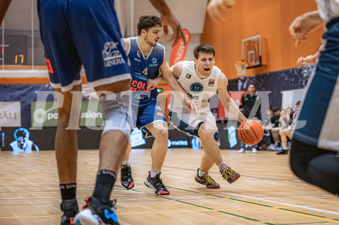 Basketball, Win2Day Superliga 2022/23, 7. Qualifikationsrunde, Vienna Timberwolves, BBC Nord Dragonz, Jonas John (99)