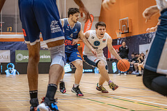 Basketball, Win2Day Superliga 2022/23, 7. Qualifikationsrunde, Vienna Timberwolves, BBC Nord Dragonz, Jonas John (99)