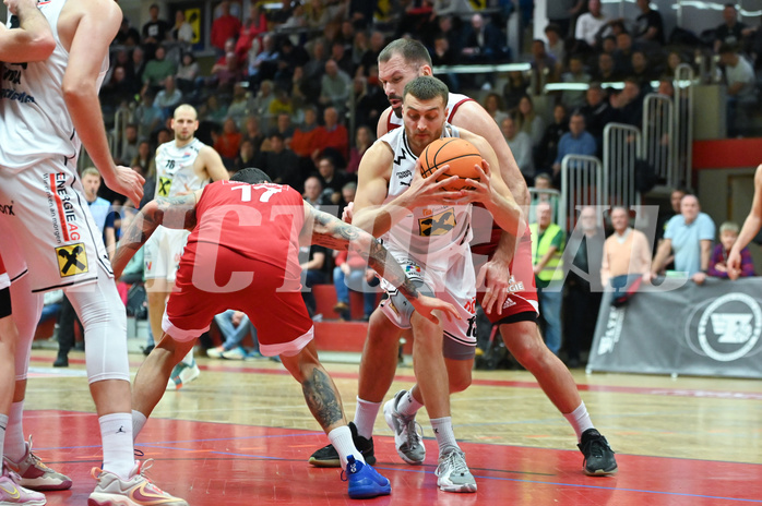 Basketball, Superliga 2023/24, Grunddurchgang 20. Runde, Flyers Wels vs. BC Vienna,
