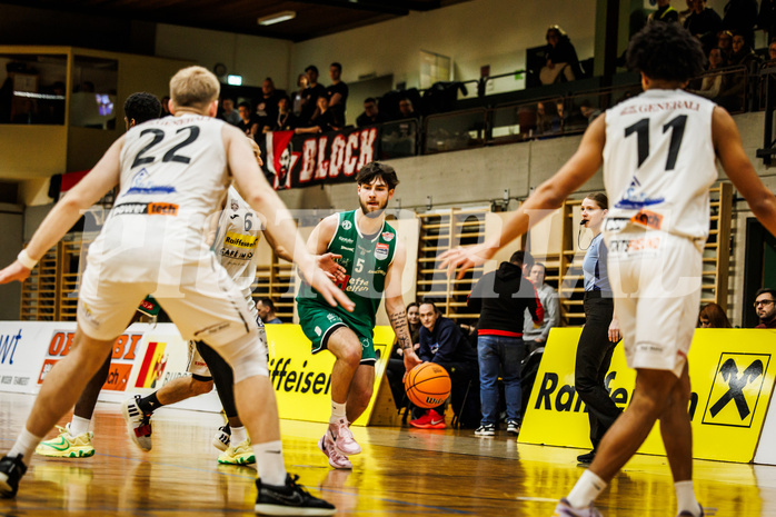 Basketball, Basketball Zweite Liga 2024/25, Grunddurchgang 19.Runde, Mattersburg Rocks, Future Team Steiermark, Yves Höger (5)