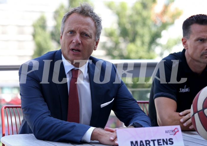 Basketball ÖBV 2019, Pressekonferenz  vs. 


