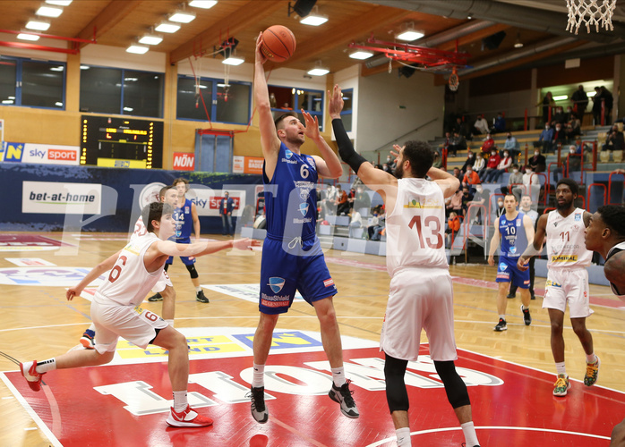Basketball Superliaga 2021/22, Grunddurchgang 16.Runde Traiskirchen Lions vs. D.C. Timberwolves