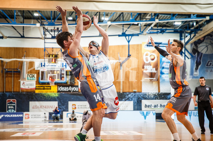 Basketball, bet-at-home Basketball Superliga 2020/21, Platzierungsrunde, 2. Runde, Oberwart Gunners, Klosterneuburg Dukes, Sebastian Käferle (7)