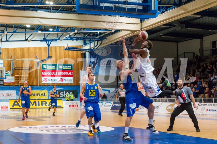 Basketball ABL 2015/16 Grunddurchgang 28.Runde Oberwart Gunners vs. UBSC Graz