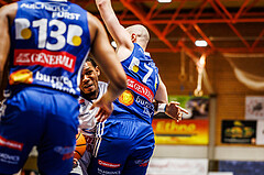 Basketball, win2day Basketball Superliga 2024/25, Grunddurchgang Runde 9, BBC Nord Dragonz, Oberwart Gunners, Rayshawn Mart (3)