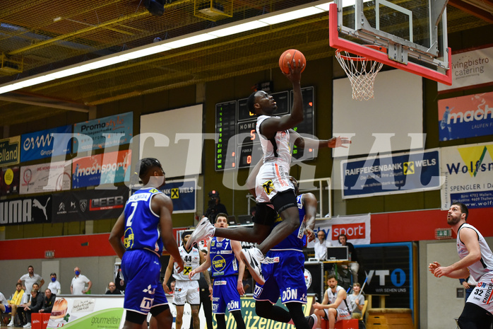 Basketball Superliga 2021/22, 
Viertelfinale Spiel 4, Flyers Wels vs Swans Gmunden