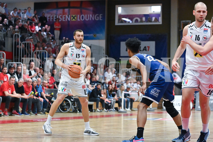 Basketball Superliga 2024/25, Playoff, Viertelfinale Spiel 3, Flyers Wels vs BBC Nord Dragonz,
