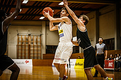 Basketball, Basketball Zweite Liga 2021/22, Grunddurchgang 1. Runde, Mattersburg Rocks, Deutsch Wagram Alligators, Jan NICOLI (6)