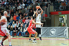 Basketball, Superliga 2024/25, Plazierungsrunde 1.Runde, Flyers Wels vs. Traiskirchen Lions,
