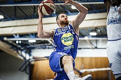 Basketball, ABL 2018/19, Playoff HF Spiel 1, Oberwart Gunners, Gmunden Swans, Enis Murati (4)