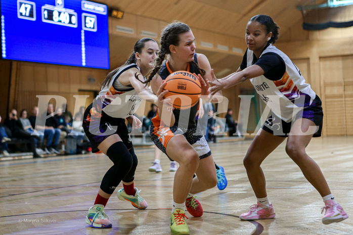16.02.2025 Österreichischer Basketballverband 2024/25, SLWU16 Vienna United vs Basket Duchess