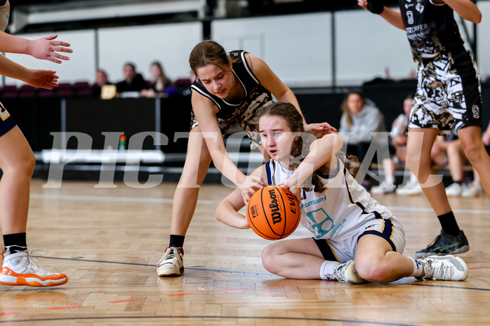 01.03.2025 Österreichischer Basketballverband 2024/25, SLWU16 WAT 3 Capricorns vs. VKL Vikings Swans