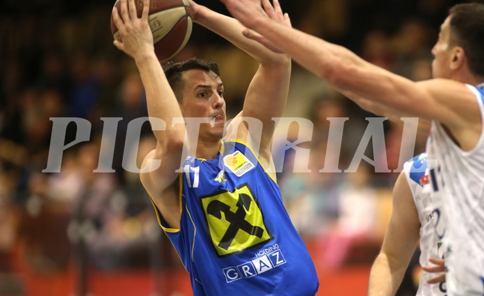 Basketball ABL 2017/18, Grunddurchgang 28.Runde Kapfenberg Bulls vs. UBSC Graz