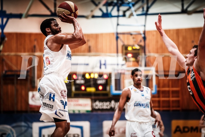 Basketball, ABL 2017/18, Grunddurchgang 35.Runde, Oberwart Gunners, Klosterneuburg Dukes, Jerome Seagears (5)