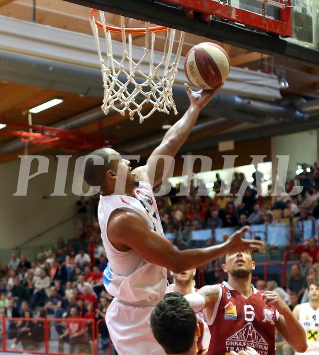 Basketball ABL 2015/16 Grunddurchgang 35.Runde Traiskirchen Lions vs. WBC Wels