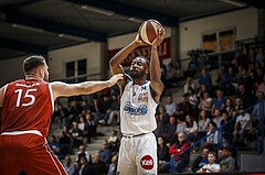 Basketball, ABL 2018/19, Grunddurchgang 29.Runde, Oberwart Gunners, Traiskirchen Lions, Christopher Tawiah (14)