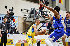 Basketball, Admiral Basketball Superliga 2019/20, Grunddurchgang 15.Runde, SKN St. Pölten Basketball, Oberwart Gunners, Philip Jalalpoor (5)