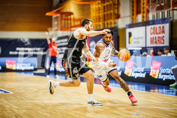 Basketball, Win2Day Superliga 2024/25, Playoffs Viertelfinale Spiel 4, BBC Nord Dragonz, Flyers Wels, Rayshawn Mart (3)