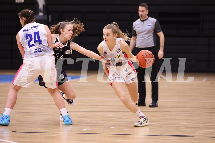 07.01.2023, Unionhalle A, Basketball Damen Superliga 2022/23, Grunddurchgang 10.Runde,  
UBSC-DBBC Graz vs. Vienna United,  