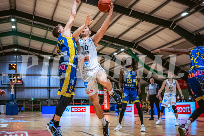 Basketball Basketball Superliga 2021/22, Grunddurchgang 18.Runde Vienna D.C. Timberwolves vs. UBSC Graz