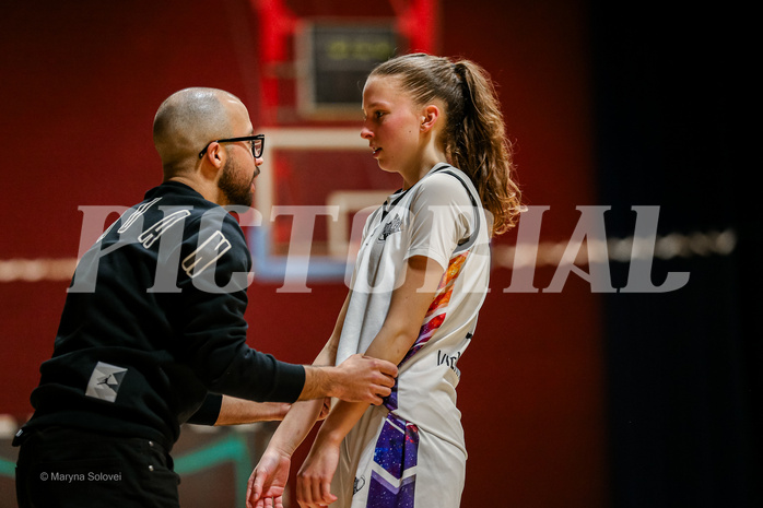 01.03.2025 Österreichischer Basketballverband 2024/25, SLWU19 Vienna United vs. DBB Basketgirls Wels