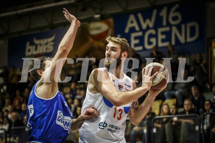 Basketball, ABL 2018/19, Grunddurchgang 16.Runde, Kapfenberg Bulls, Oberwart Gunners, Darien Nelson-Henry (13)