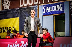 Basketball, win2day Basketball Superliga 2022/23, Grunddurchgang 21.Runde, Traiskirchen Lions, Flyers Wels, Radomir Mijanovic (Head Coach)