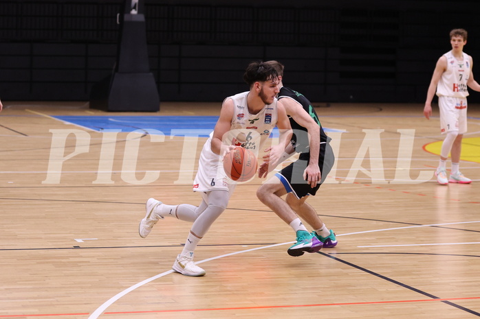 19.02.2023, Graz, Raiffeisen Sportpark Graz, Basketball Zweite Liga 2022/23, Grunddurchgang, Runde 17, Future Team Steiermark vs Union Deutsch Wagram Alligators