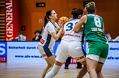 Basketball, Win2Day Basketball Damen Superliga 2024/25, Grunddurchgang 7.Runde, Vienna Timberwolves, UBI Graz, Lara Binder (9)