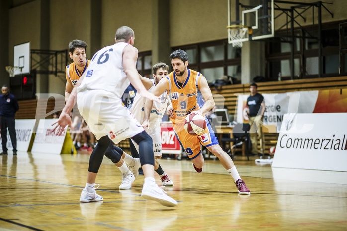 Basketball, 2.Bundesliga, Grunddurchgang 4.Runde, Mattersburg Rocks, BBU Salzburg, Luka Milovac (9)