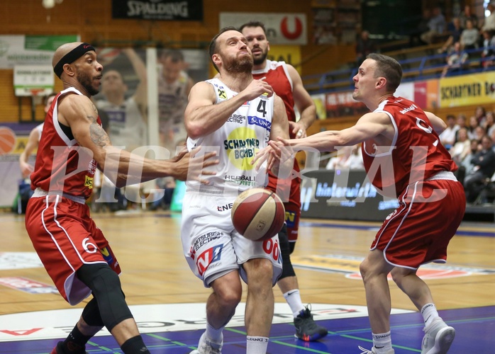 Basketball ABL 2017/18, Playoff VF Spiel 1 Gmunden Swans vs. Traiskirchen Lions