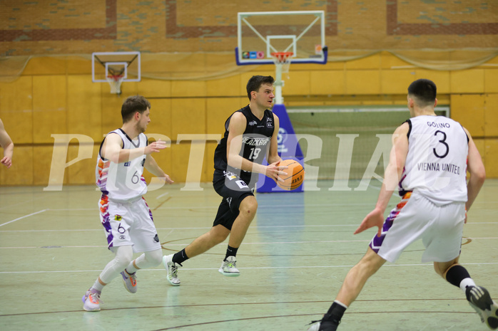 Basketball Zweite Liga 2023/24, Grunddurchgang 16.Runde Vienna United vs. Güssing Blackbirds