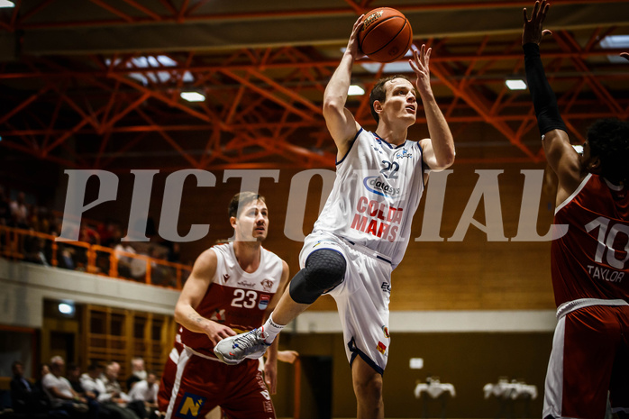 Basketball, win2day Basketball Superliga 2022/23, Grunddurchgang 3. Runde, BBC Nord Dragonz, Traiskirchen Lions, Dominik Zak (22)