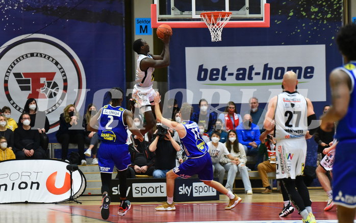 Basketball Superliga 2021/22, Grunddurchgang. 10.Runde Flyers Wels vs. Swans Gmunden Basketball Superliga 2021/22, Grunddurchgang. 10.Runde Flyers Wels vs. Swans Gmunden