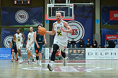 Basketball, Superliga 2023/24, Grunddurchgang 22. Runde, Flyers Wels vs. Vienna Timberwolves,