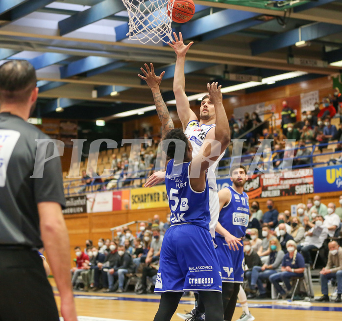 Basketball Superliga 2021/22, 7.Plazierungsrunde Gmunden Swans vs. Oberwart Gunners


