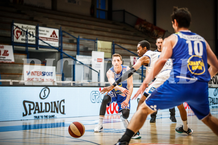 Basketball, bet-at-home Basketball Superliga 2020/21, Halbfinale Spiel 4, Oberwart Gunners, Gmunden Swans, Benedikt Güttl (7)
