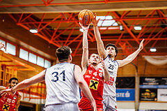 Basketball, win2day Basketball Superliga 2024/25, Playoffs Viertelfinale 2. Spiel
, BBC Nord Dragonz, Flyers Wels, Gavrilo Tepic (4)