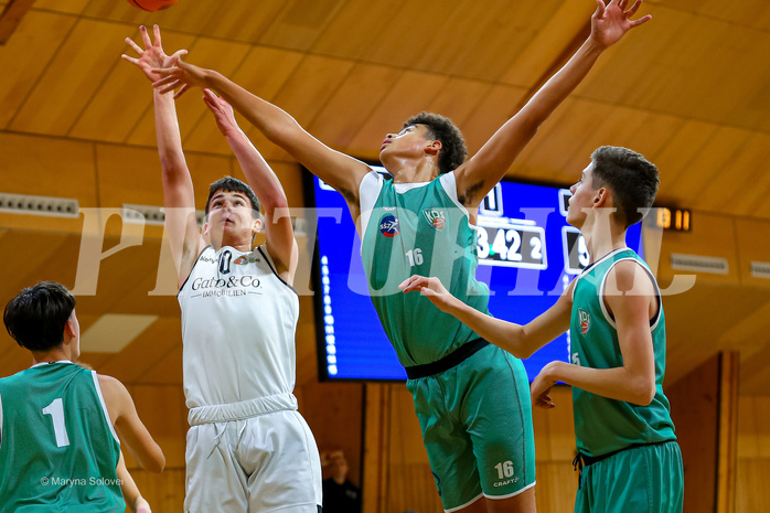07.12.2024 Österreichischer Basketballverband 2024/25, SLMU14, Basket Flames WAT vs. KOS Celovec

