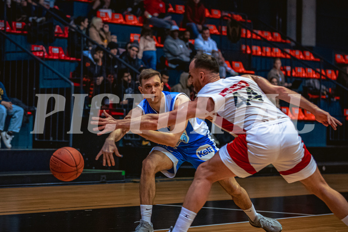 Basketball, Win2Day Superliga 2022/23, 8. Platzierungsrunde, BC Vienna, Oberwart Gunners, Jonathan Knessl (12)