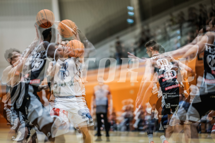 Basketball, Win2Day Superliga 2023/24, Grunddurchgang 21.Runde, Vienna Timberwolves, Kapfenberg Bulls, feature