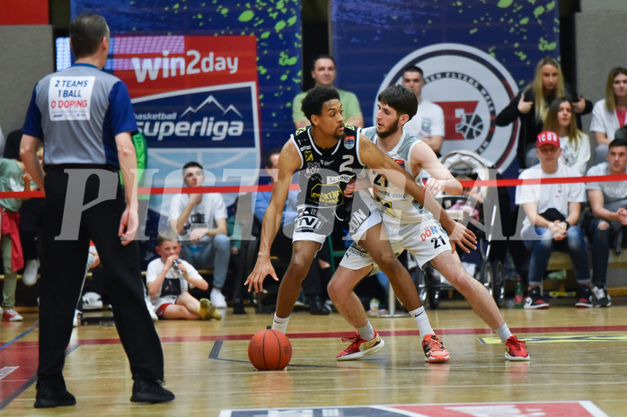 Win2Day Basketball Superliga 2022/23, Playoff,Semifinale Spiel 4, Flyers Wels vs Swans Gmunden,