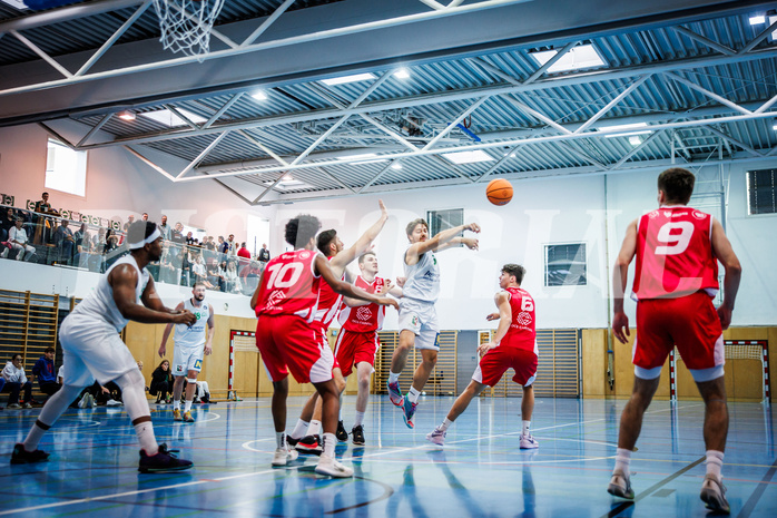 Basketball, Basketball Zweite Liga 2024/25, Grunddurchgang 1.Runde, Deutsch Wagram Alligators, Upper Austrian Ballers, Ognjen Drljaca (6)