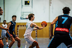 Basketball, Basketball Zweite Liga 2024/25, Grunddurchgang 13.Runde, UDW Alligators, Vienna Timberwolves, Simon Marek (11)
