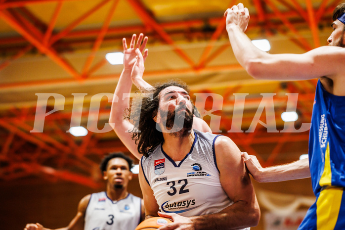 Basketball, win2day Basketball Superliga 2024/25, Grunddurchgang Runde 5, BBC Nord Dragonz, SKN St. Pölten, Sead Hadzifejzovic (32)