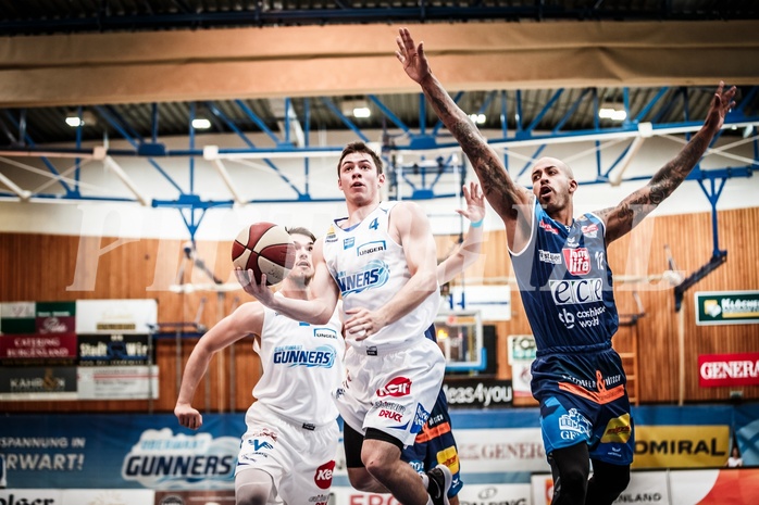 Basketball, ABL 2017/18, Grunddurchgang 33.Runde, Oberwart Gunners, Kapfenberg Bulls, Jakob Szkutta (4)