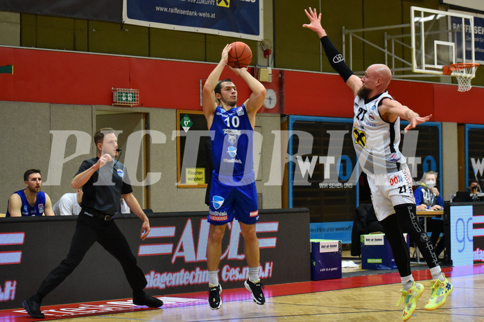 Basketball Superliga 2021/22, Grunddurchgang. 6.Runde Flyers Wels vs. D.C. Timberwolves