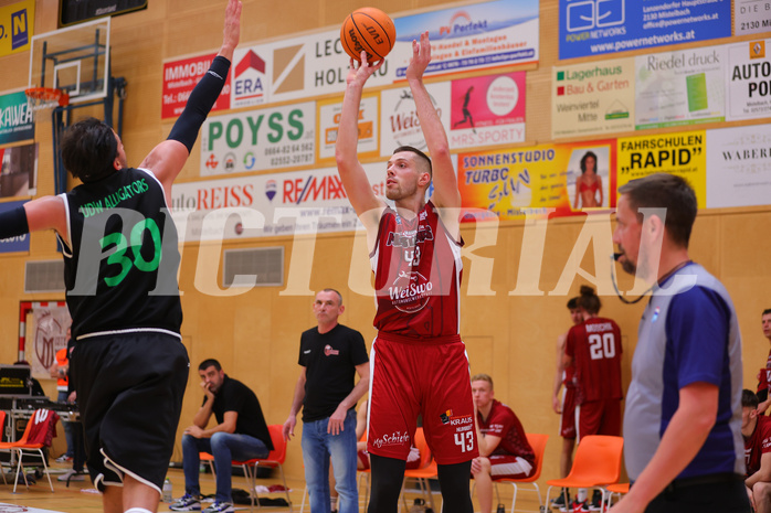 Basketball Zweite Liga 2023/24, Playoff, Finale Spiel 3 Mistelbach Mustangs vs. Union Deutsch Wagram
